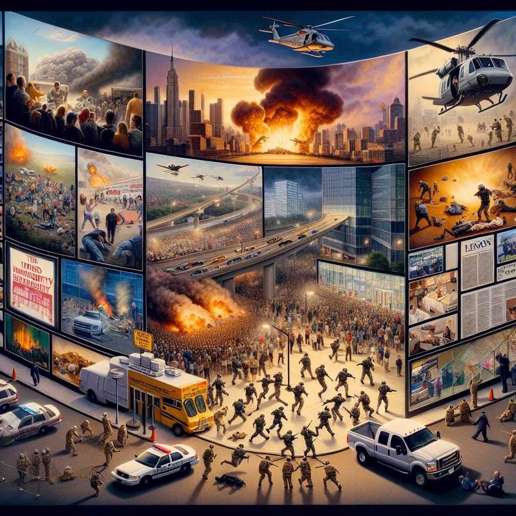 A collage showcasing various high-profile events where security breaches occurred, highlighting lessons learned such as crowd management and emergency response planning