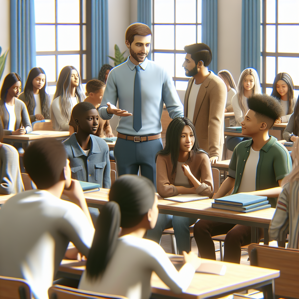 A supportive school environment where students openly discuss mental health issues with counselors