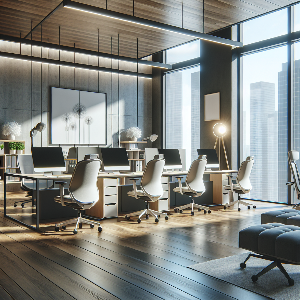 1756171934 1342 65556667- Espacios de Trabajo del Futuro: Guía de Reformas de Oficinas modern office interior design with ergonomic furniture and natural light