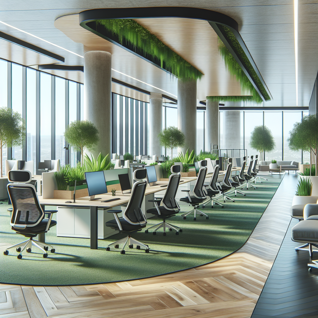 1756171957 1342 2854710- Espacios de Trabajo del Futuro: Guía de Reformas de Oficinas Modern office transformation showcasing open spaces and ergonomic furniture with greenery