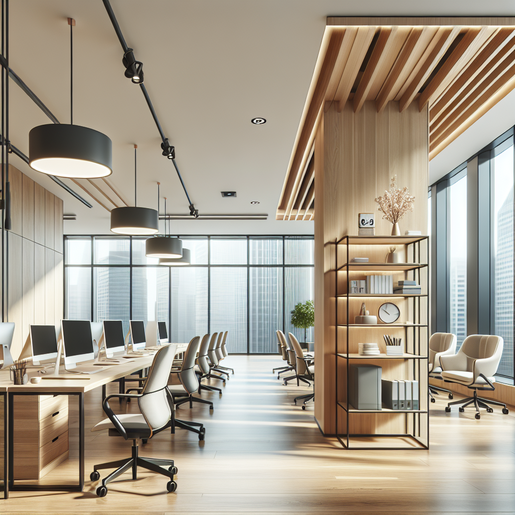 A standard commercial renovation showcasing basic design elements and efficient layout