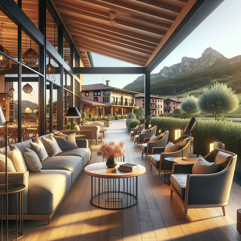 A stylish boutique hotel in the scenic landscape of Cantabria with modern amenities and traditional touches