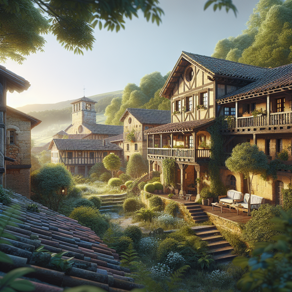 Beautiful rural apartments in Santillana del Mar surrounded by nature and historical buildings