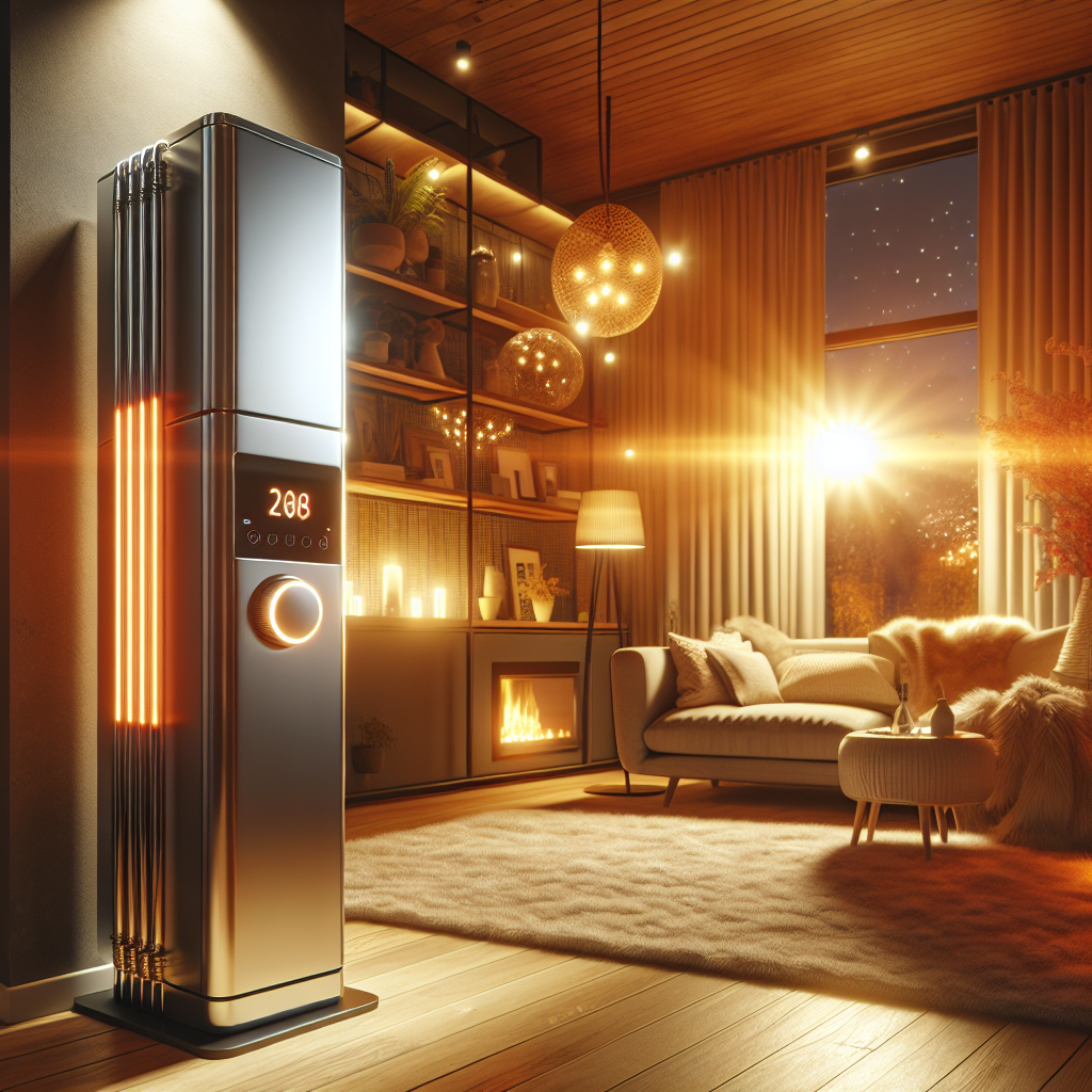 A modern and eco-friendly heating system installation in a cozy home setting showcasing Brötje products
