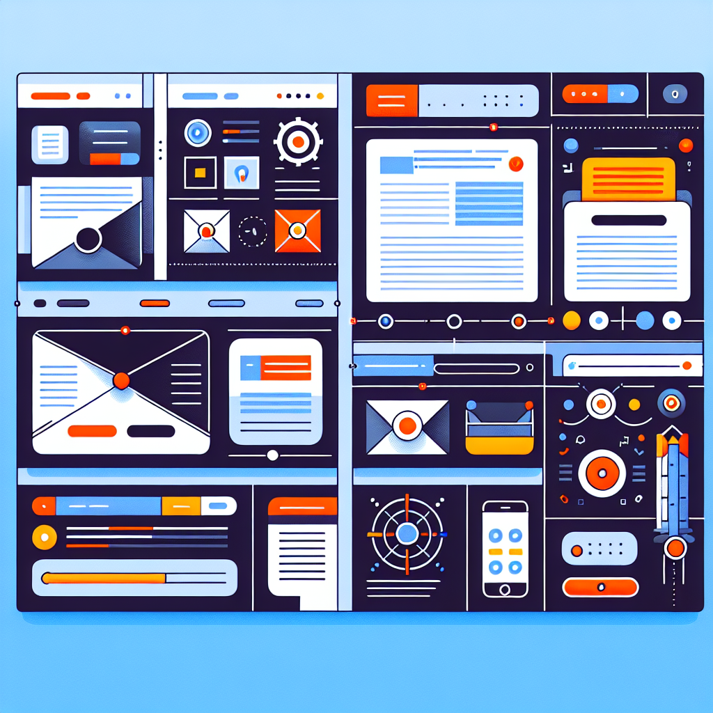 A visually appealing newsletter layout with clear sections and responsive design elements
