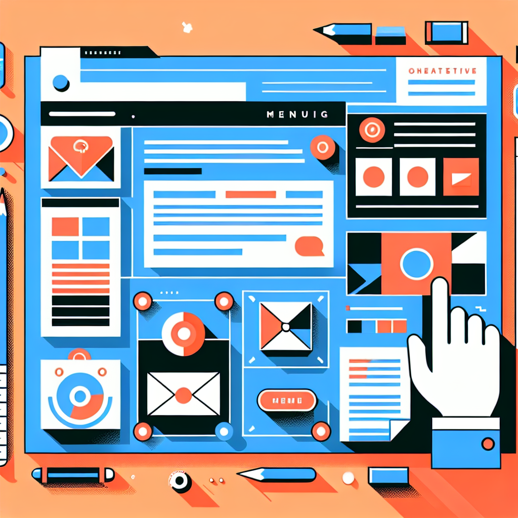 A visually appealing newsletter design featuring clear call-to-action buttons and engaging layout elements