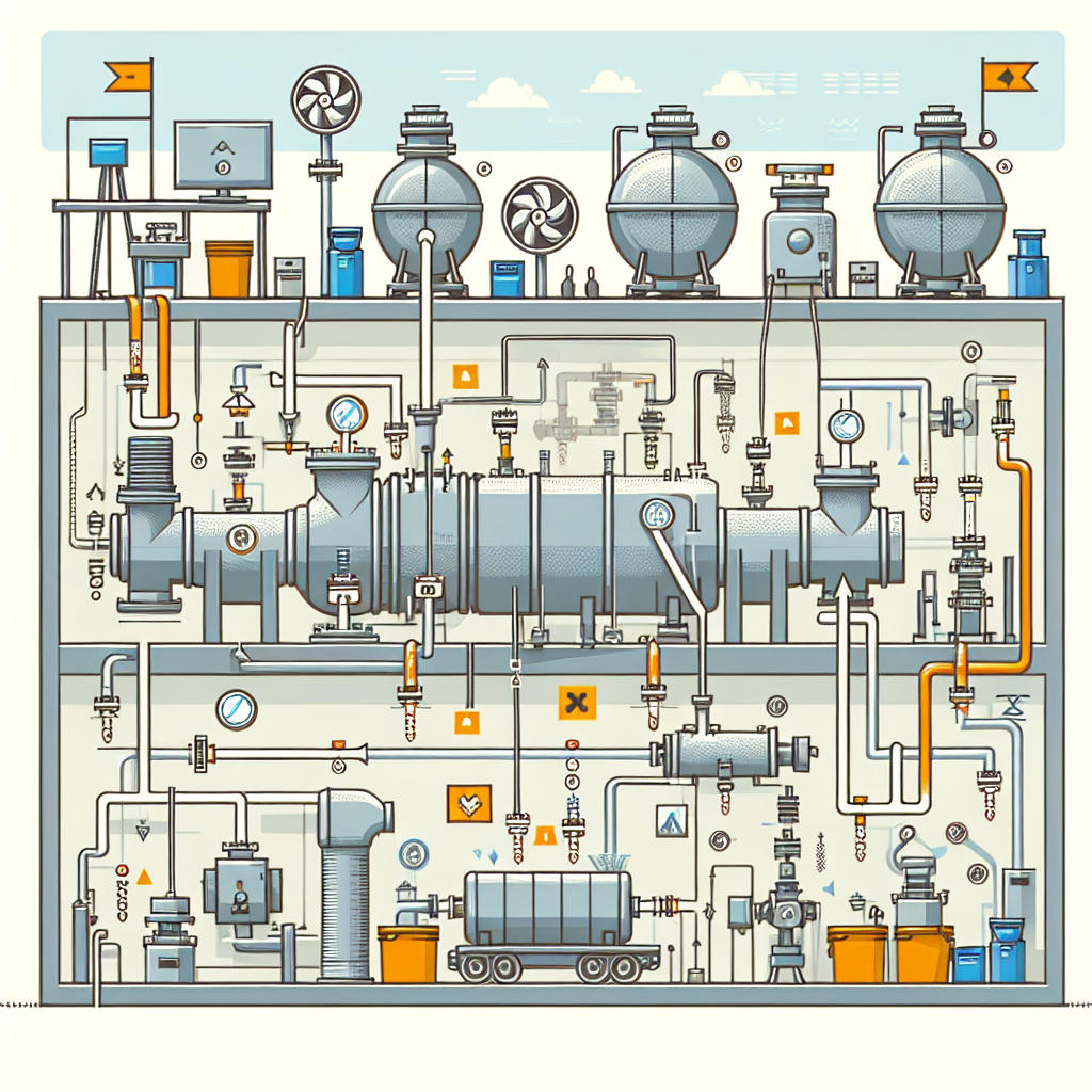A detailed schematic showing proper installation setup for positive displacement blowers in a wastewater treatment facility