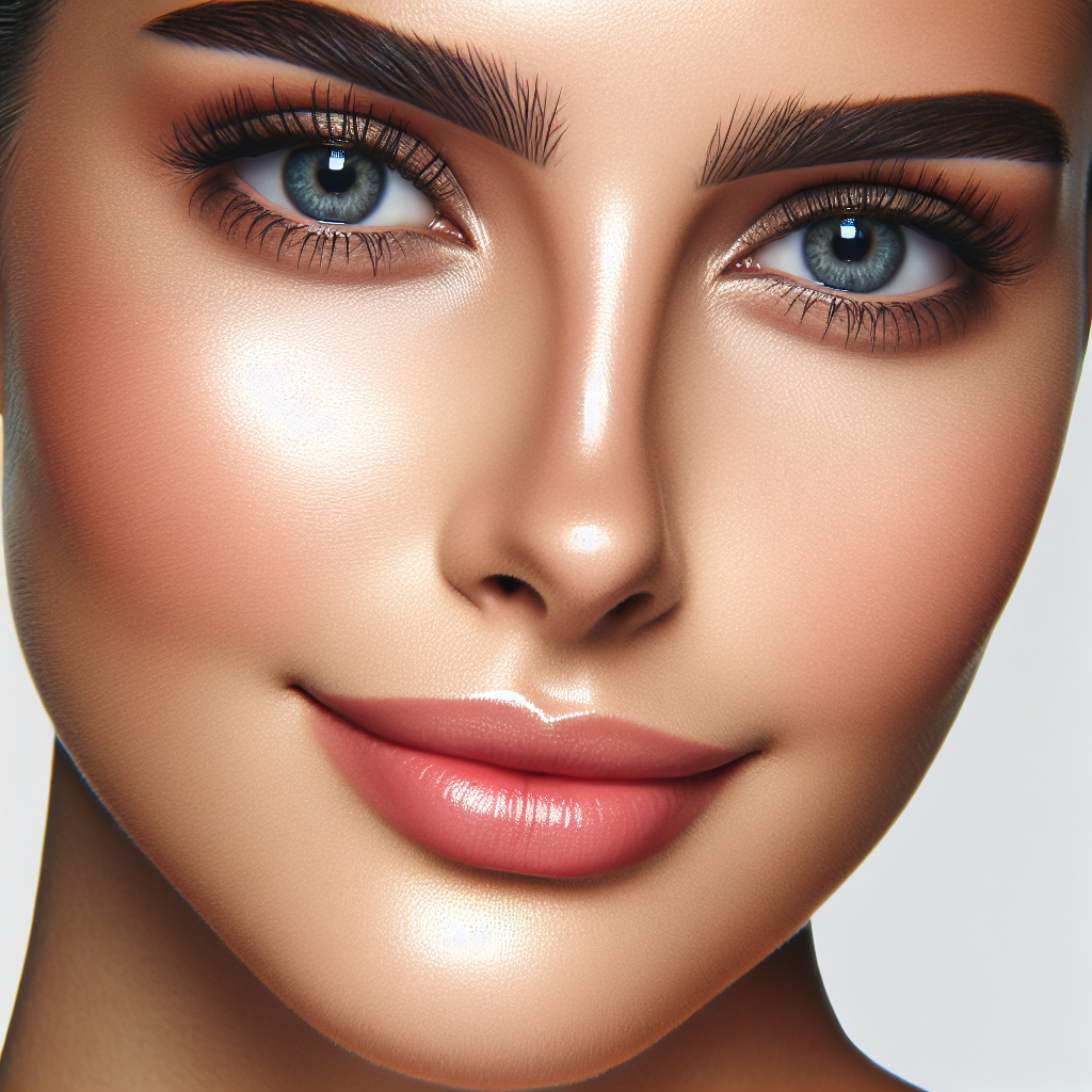 A close-up of a woman with radiant skin around her eyes after receiving under eye fillers, showcasing smoothness and brightness