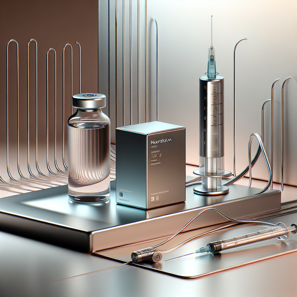 A collage showcasing various neurotoxin injection products like Botox, Jeuveau, Daxxify with an aesthetic background