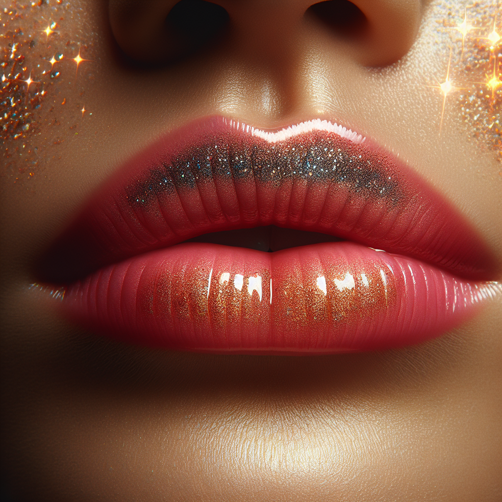 A close-up shot of beautifully enhanced lips with natural-looking fillers, showcasing fullness and symmetry.