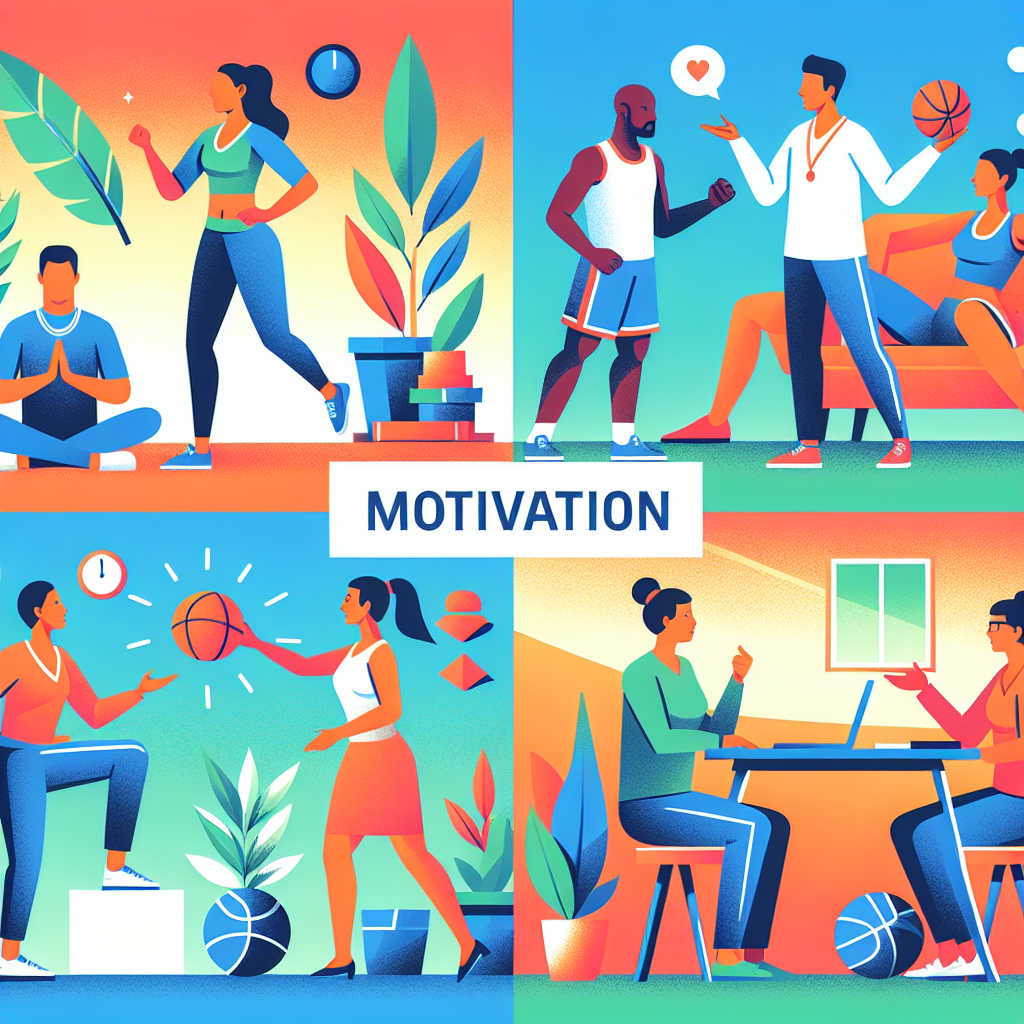 A vibrant illustration of diverse people engaging in different types of coaching sessions, showcasing personal growth and teamwork