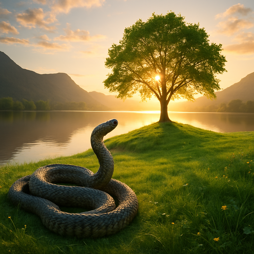 A serene landscape symbolizing transformation and growth related to Kaalsarp Dosh