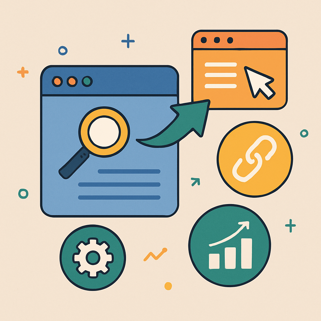 A fun infographic illustrating how dofollow links work within an SEO strategy