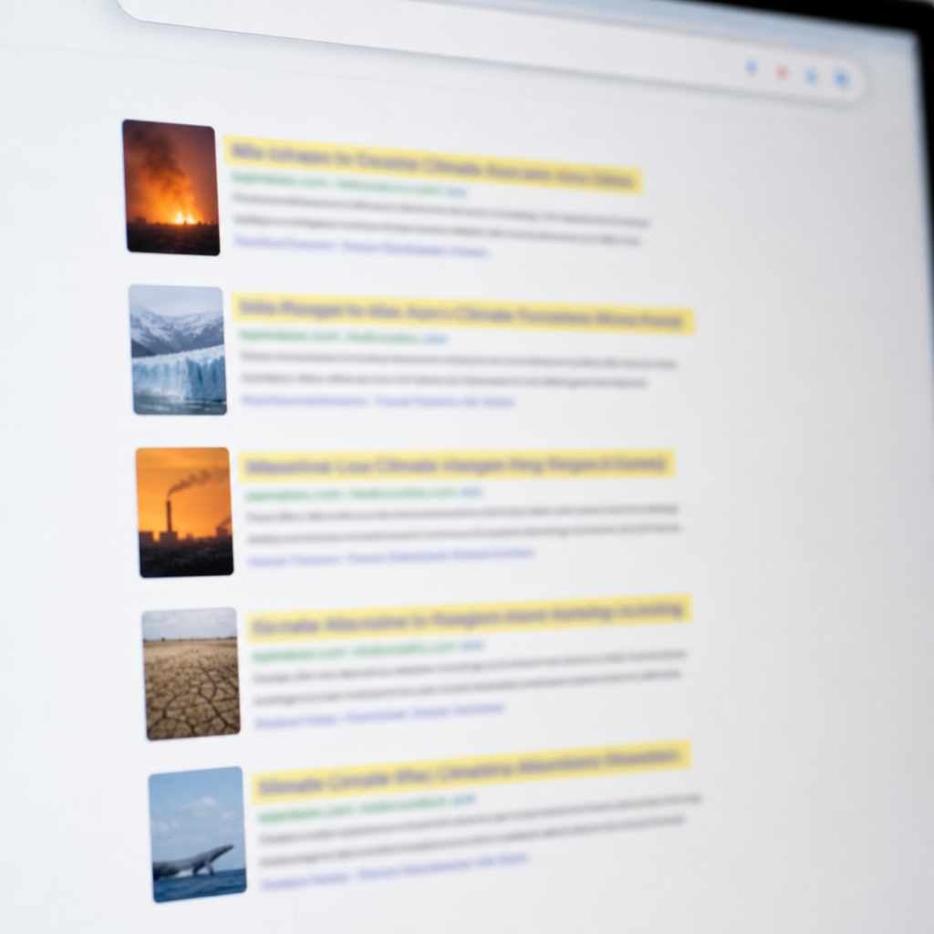 Close-up screenshot-style image of a browser window showing Google search results for site:nytimes