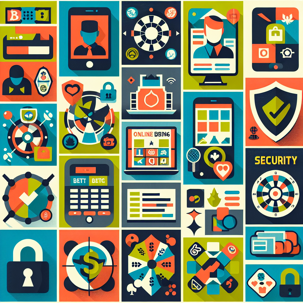 A collage of various trusted online betting platforms with logos and security symbols