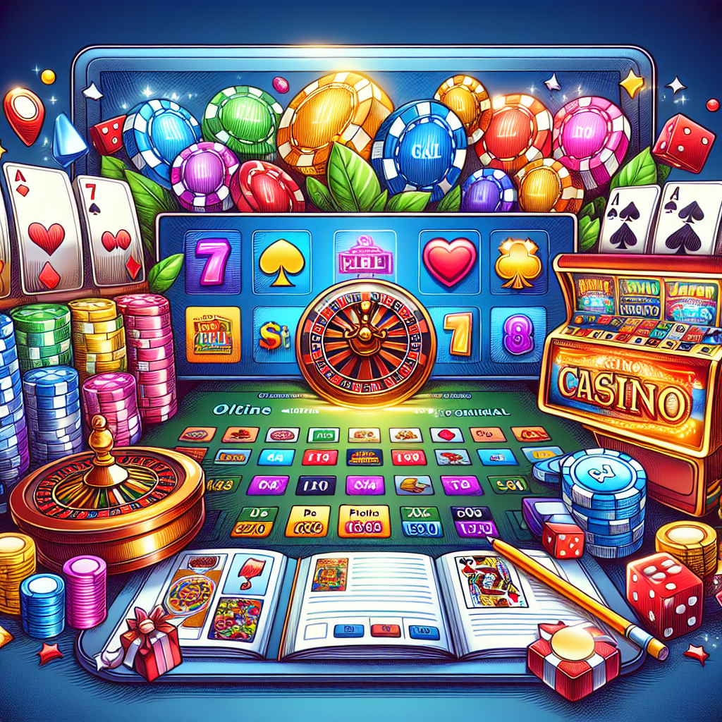 A vibrant online casino interface showcasing various games and promotions with a user-friendly design.