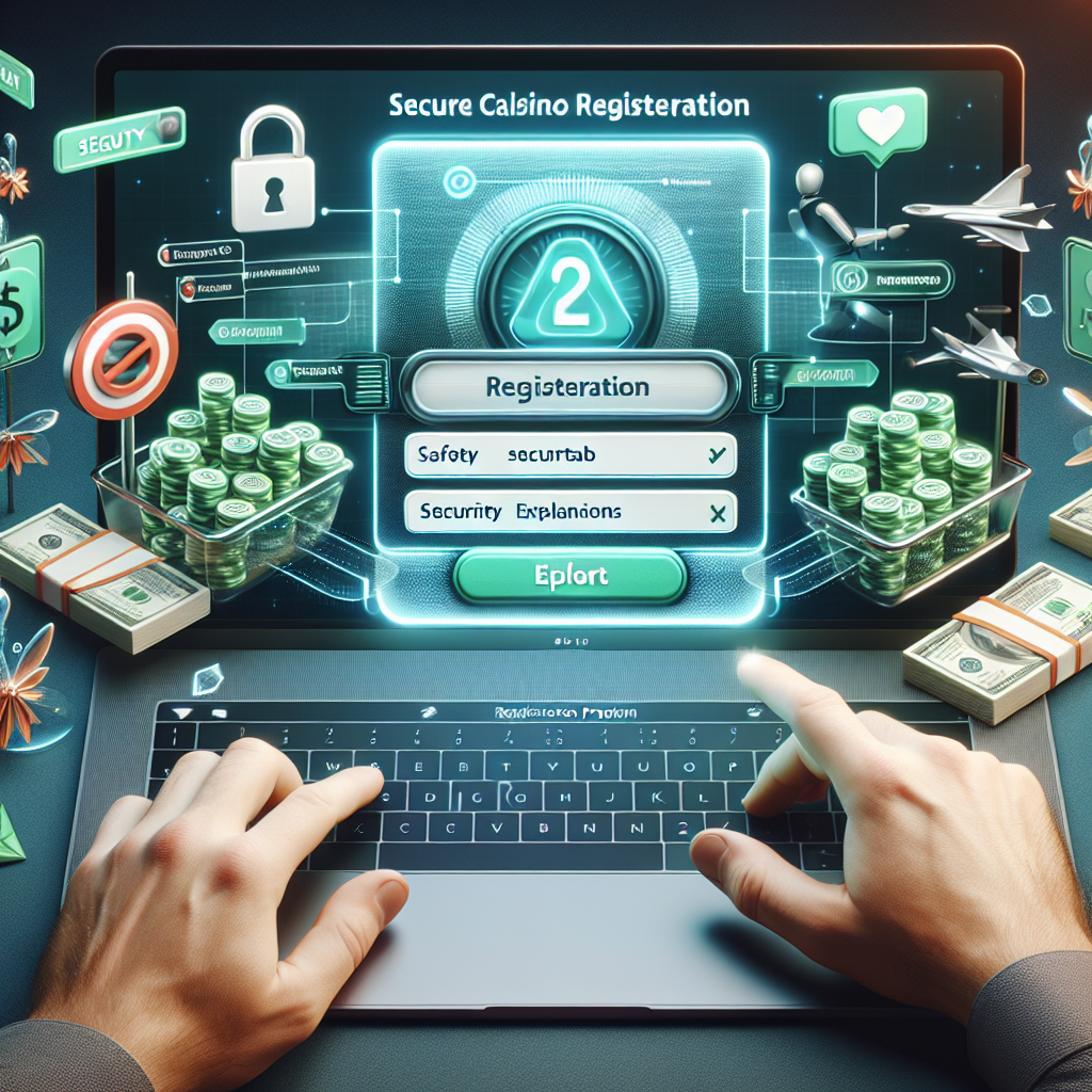 A secure online casino registration process with a focus on safety and user experience