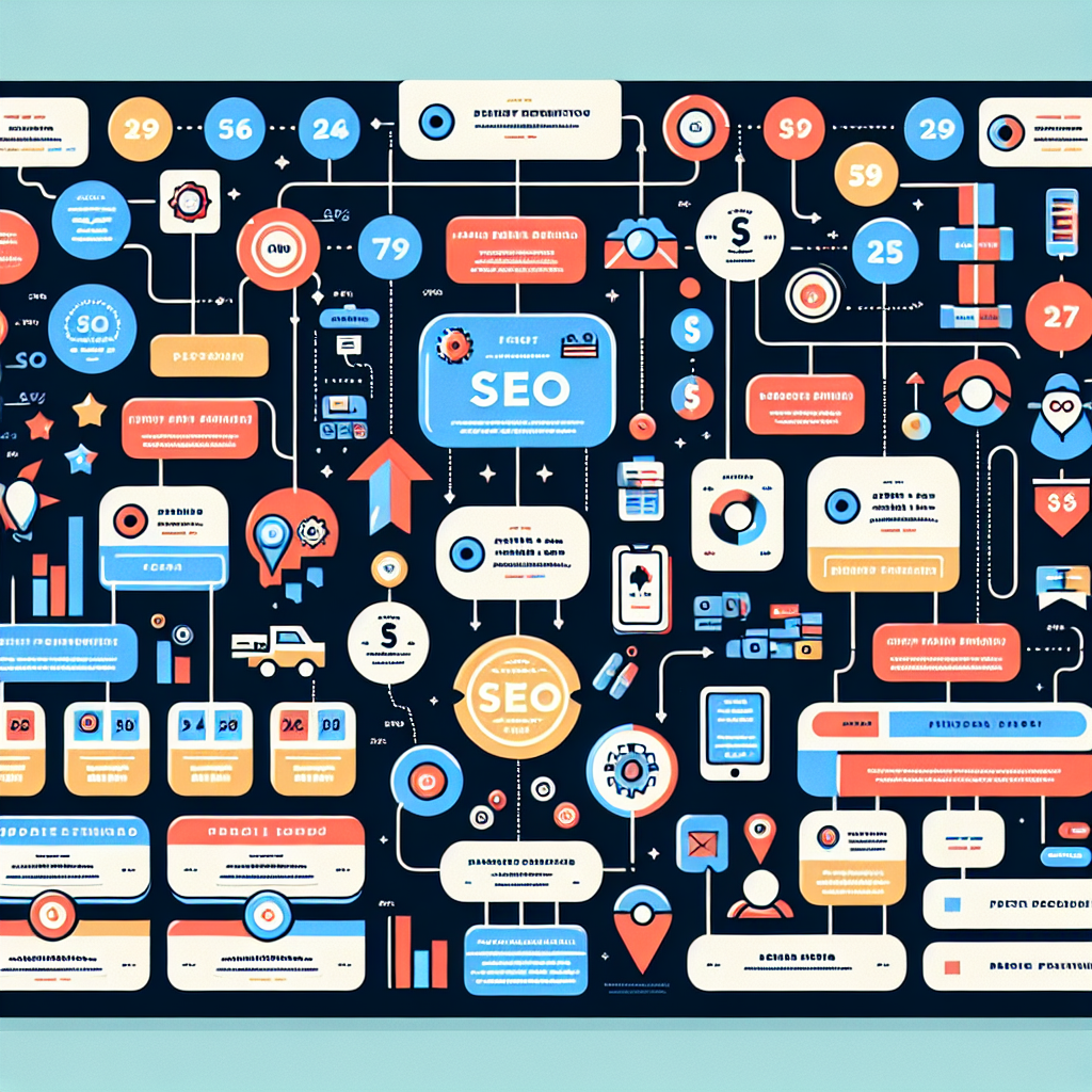 A visual breakdown of SEO pricing structures in Malaysia with icons representing different packages and costs
