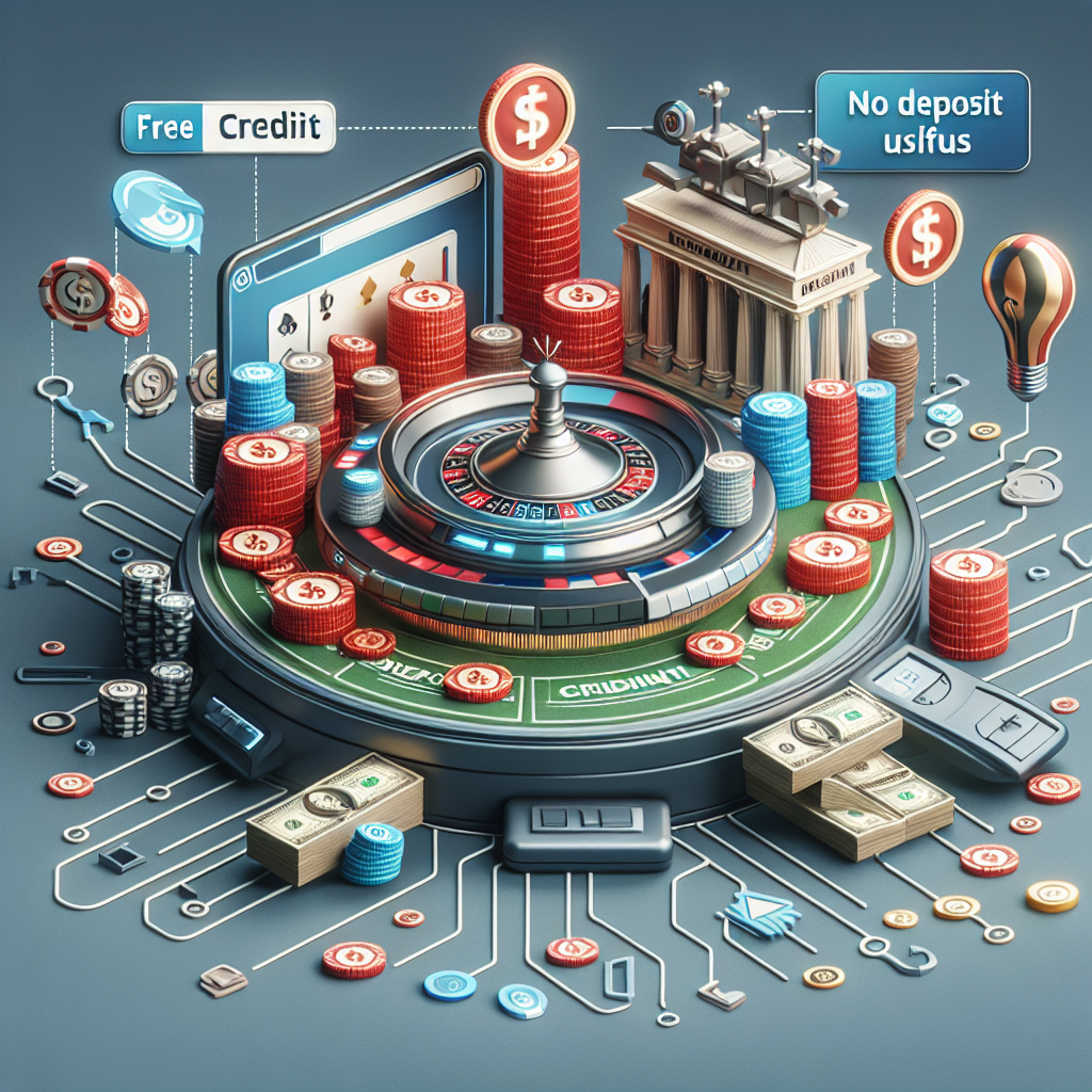 A visually engaging graphic illustrating the mechanics of free credit usage in online baccarat gaming, featuring elements like welcome bonuses and no deposit offers.