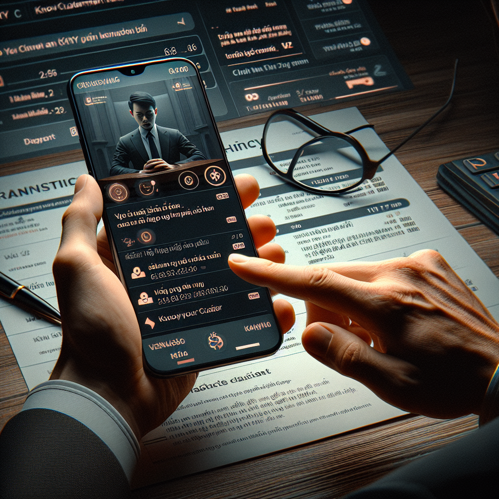 Photo realistic image of a Vietnamese user reviewing transaction history and KYC documents on a smartphone showing the God55 nap-rut page in Vietnamese, with visible timestamps and a support chat transcript; professional, slightly tense mood