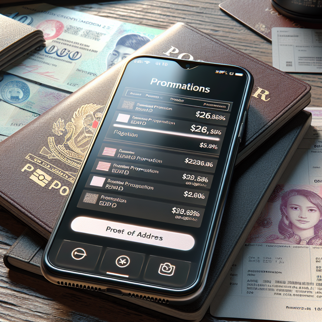 Photo realistic image of a smartphone showing the GGLBET promotions page in English with SGD values